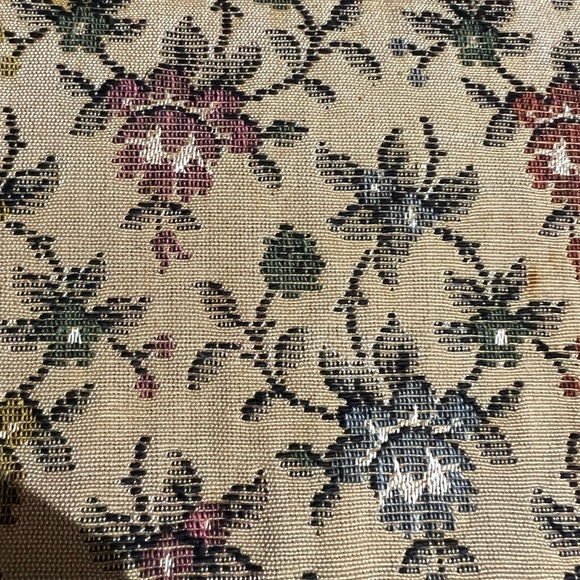 Vintage Floral Tapestry Framed Rose Victorian Handbag Purse JR Miami Art Deco - Picture 9 of 12